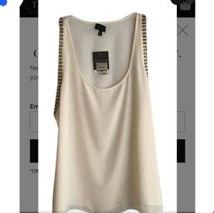 Topshop Studded Tank  Top